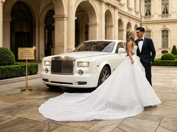 Diamond Limousine NY luxury event transportation, wedding limousine