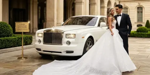Diamond Limousine NY luxury event transportation, wedding limousine