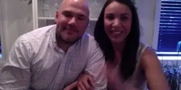 A screenshot of a Zoom video call showing a couple and a Utah Wedding Officiant named Glen Cook participating in an online ceremony.