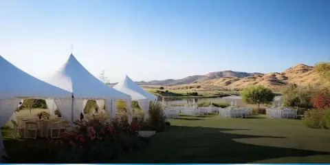 Event rental setup by Kayla's Event Rentals