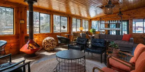 The Arnold House main interiors, Livingston Manor New York