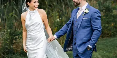 Bride and groom wedding by C + A Event Planning