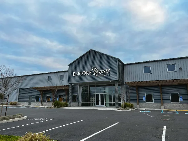 Encore Events Rentals storefront — party and event rentals, Windsor, California