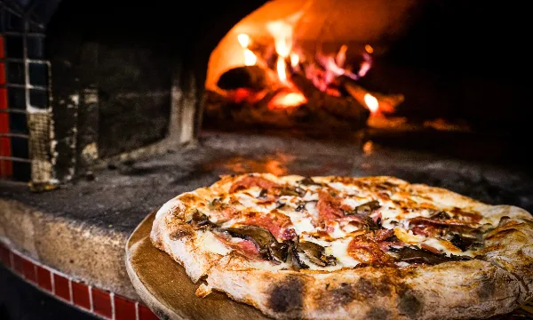 Wood-fired sourdough pizza by Wicked Wood Fired Pizza