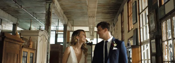 Wedding film still, Metropolitan Building, by ReelBrooklyn wedding videography studio, Brooklyn NY