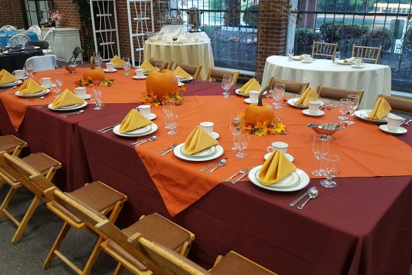 Party and special-event rental setup shown on the Buffalo Party Rental website