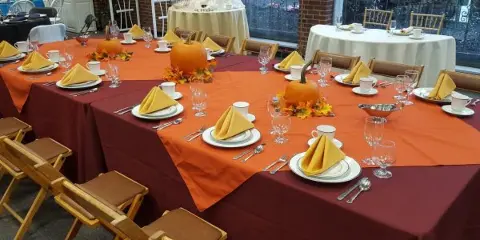 Party and special-event rental setup shown on the Buffalo Party Rental website