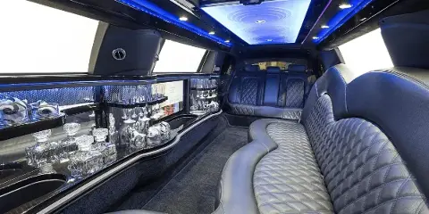 Stretch limousine interior by Executive Limousine, Long Island NY limo service