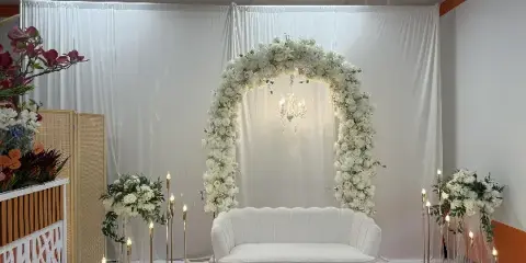 Wedding backdrop decor in Buffalo by WNY Decor