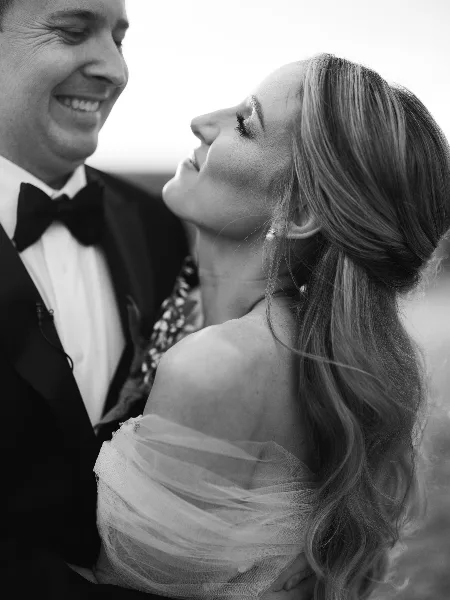 Bride and groom wedding couple photo