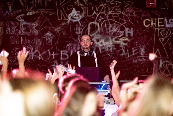 DJ Sensedog performing, West Seneca New York