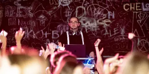 DJ Sensedog performing, West Seneca New York
