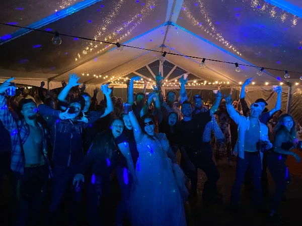 Baumgartner Lights and Sound - event DJ and lighting setup
