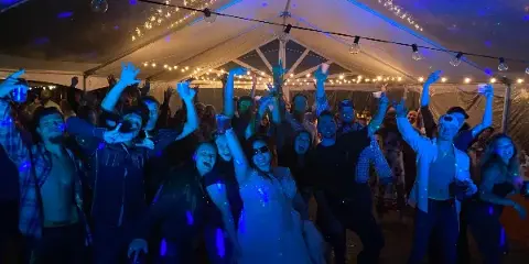 Baumgartner Lights and Sound - event DJ and lighting setup