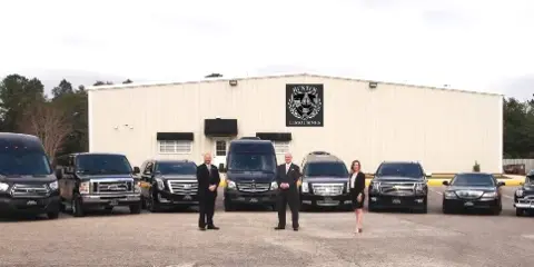 Limousine service vehicle at Hunter Livery