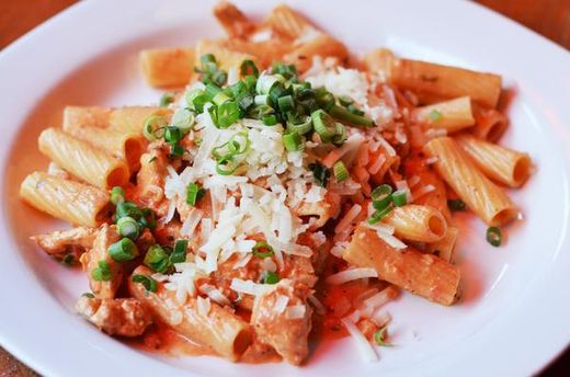 Rossi's Catering Company chicken riggies dish, Canastota New York