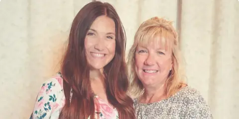 Portrait of the mother-daughter team, Jackie and Julia, who run the event planning business.