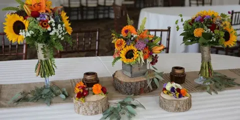 Adams Wedding Flowers Display
