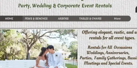 Wedding event rentals by Southern Traditions