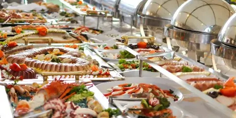 Joe Taylor's Catering catering spread, New York