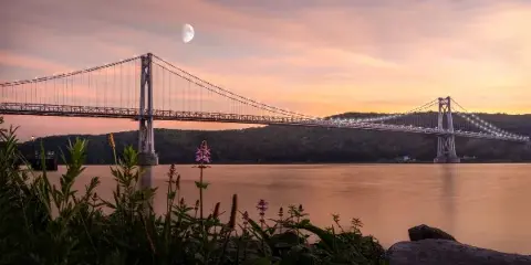 Krutick Photography - moon sunset