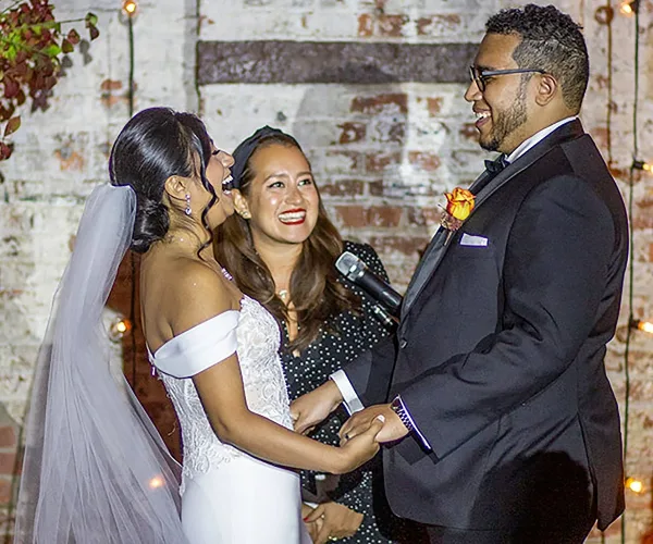 Officiant NYC — Andrea, a New York wedding officiant