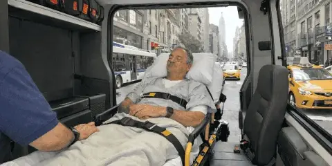 NYC Fly Wheels — stretcher van for wheelchair transportation and ambulette service, New York