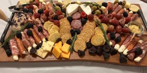 Adirondack Food Therapy catering dish - wrap with mac-n-cheese