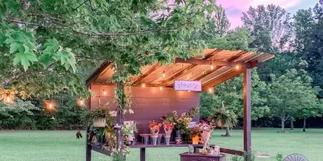Wedding florals by Alabama Eden