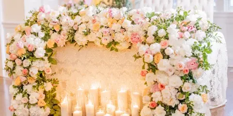Event reception by A. Merisier Events, Long Island NY wedding and event planner