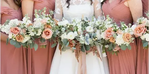 Wedding floral arrangement by Fleur Zoë Florals