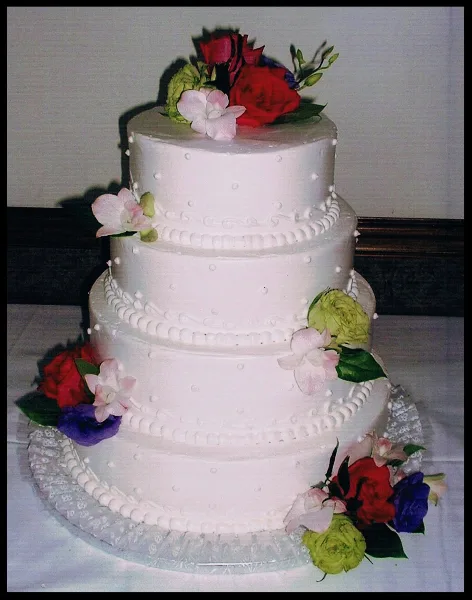 A Florentine Pastry Shop wedding cake