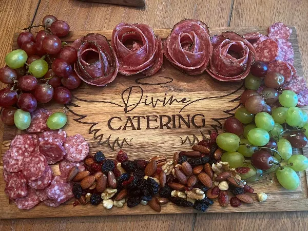 Catering meat board, Divine Catering, Port Leyden NY