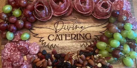 Catering meat board, Divine Catering, Port Leyden NY