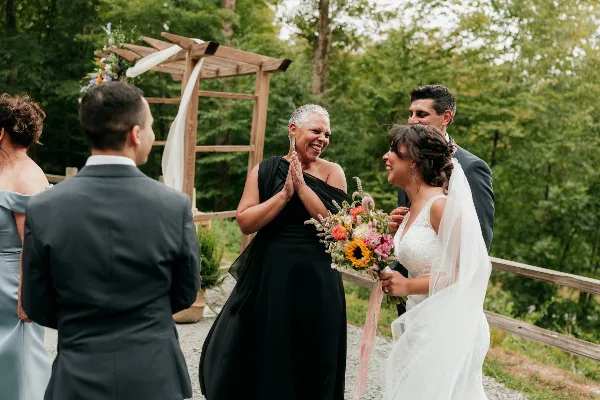 Wedding officiant Maria Pelton, Upstate New York