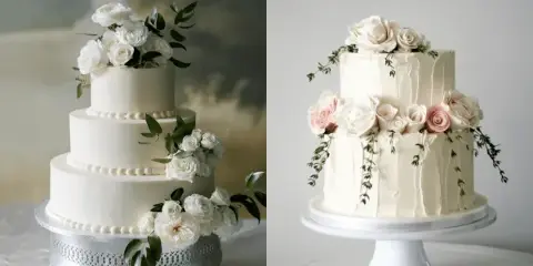 Wedding cake by Edgar's Bakery