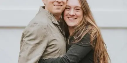 Portrait of a man and a woman, the owners of Woodland Honey Catering Co.