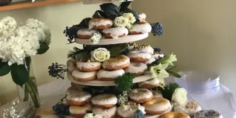 Catering spread by Celebration Catering