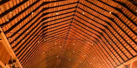 Barn wedding venue at Brooksholm