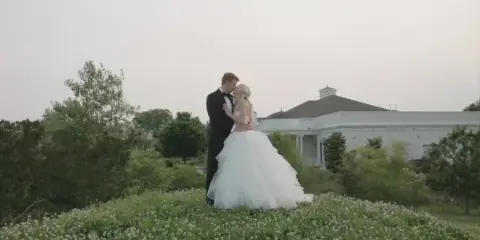 Wedding film still by Chelsey K. Films