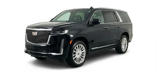 Black Cadillac Escalade ESV luxury SUV