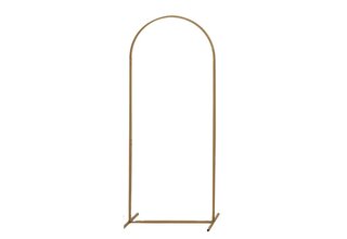 Gold metal wedding arch backdrop stand