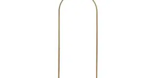 Gold metal wedding arch backdrop stand