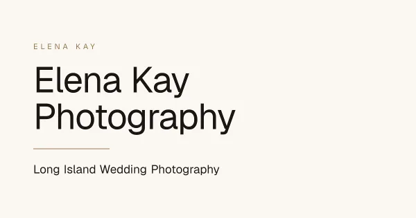 Elena Kay Photography, New York
