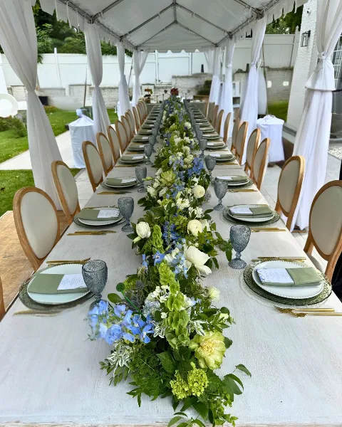 Event florals by Belle Petal Events, New York