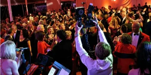 Ariel Music & Events — dance floor at an event, Hoboken, New Jersey